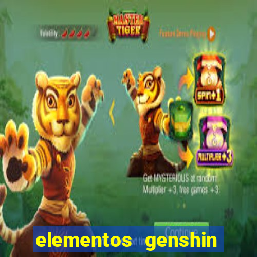 elementos genshin impact fraquezas